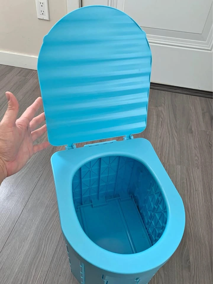 Portable Toilet Folding Camping Toilet Outdoor Toilet Bucket Toi