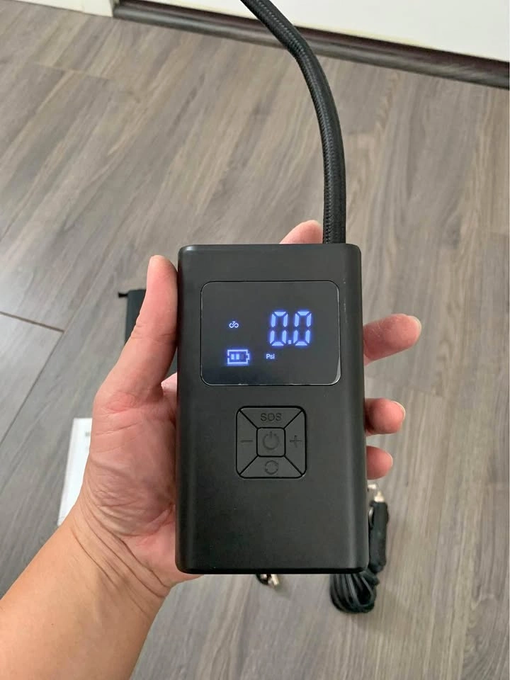 Rechargeable Tire Inflator - Mini Air Pump w/ LED Display