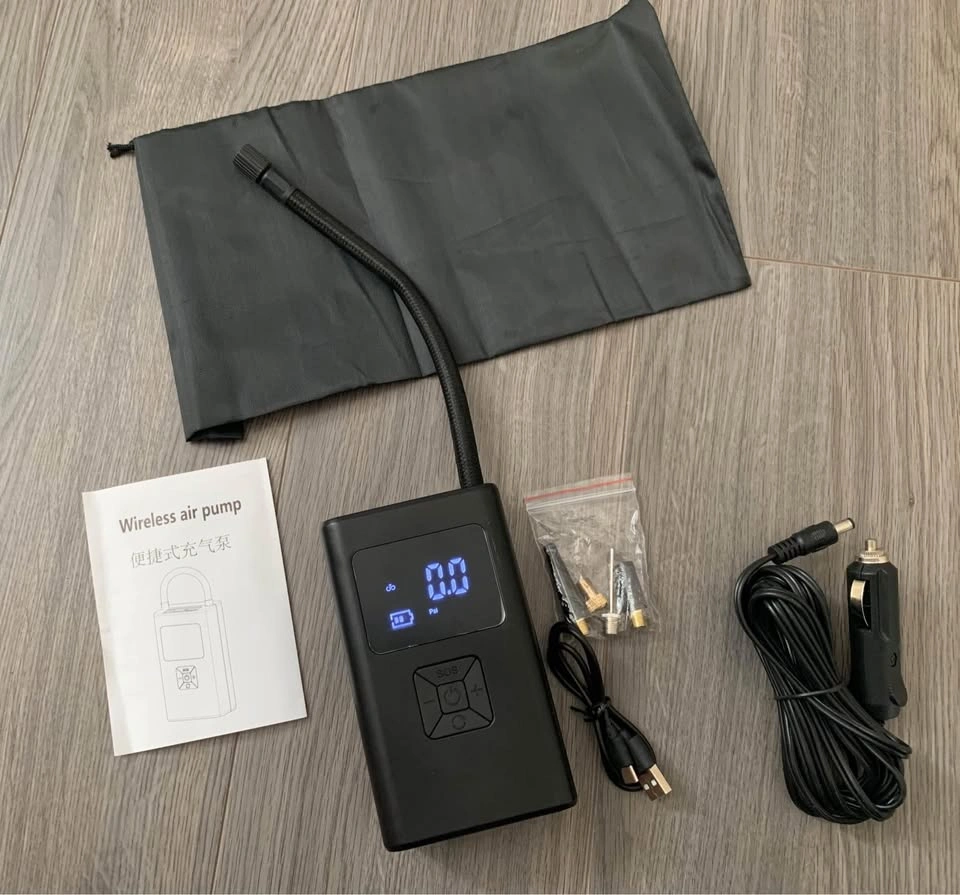 Rechargeable Tire Inflator - Mini Air Pump w/ LED Display - photo 2
