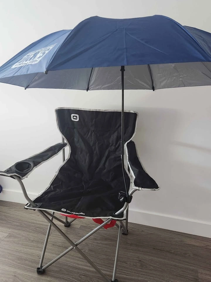 3 x Camping Chair + Clip-On Umbrella - photo 2