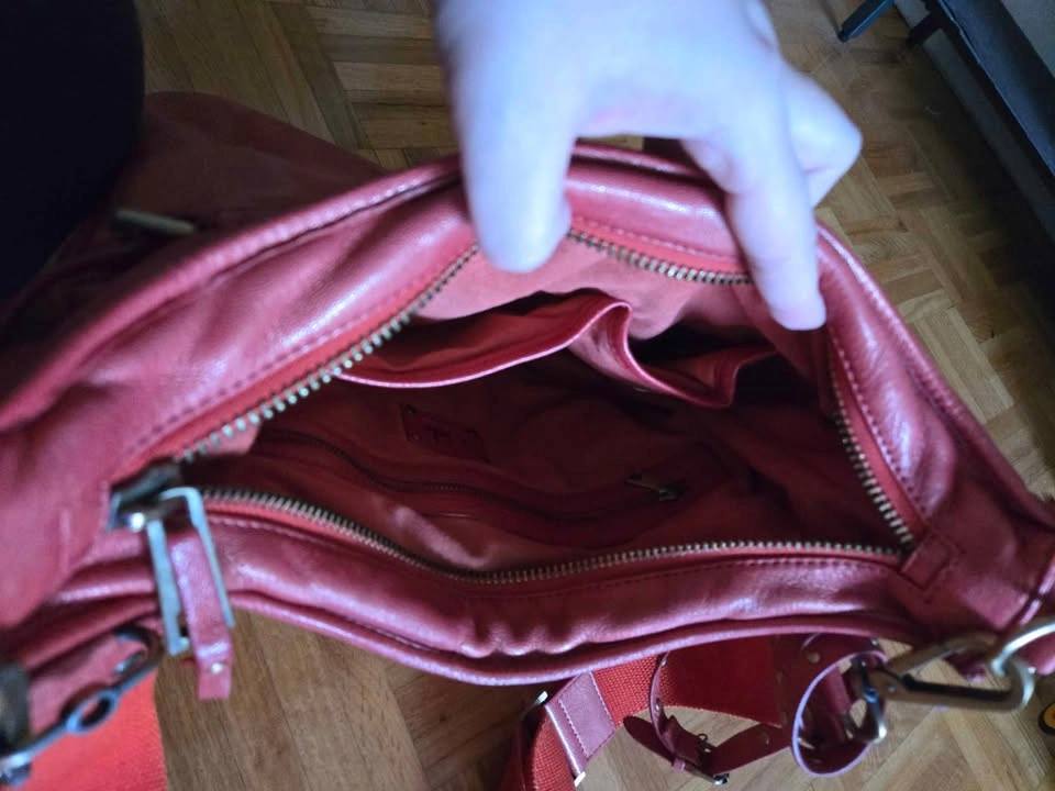 Women's crossbody leather bag / purse - photo 3