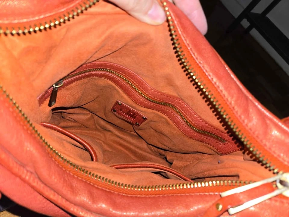 Women's crossbody leather bag / purse - photo 4