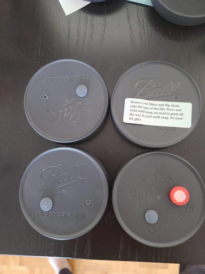 Wide Mouth Liquid Culture Jar Lids (Mushroom/Mycology)