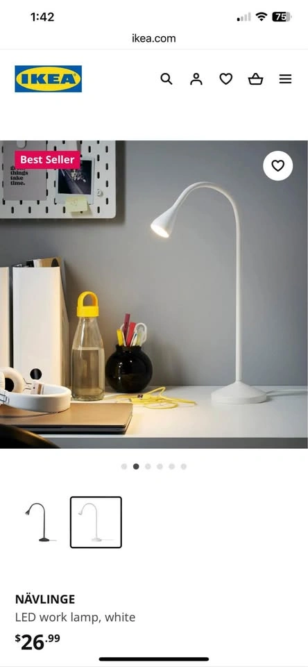 IKEA navlinge LED table lamp - photo 2