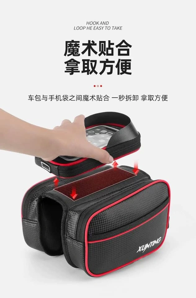 Waterproof Touch Screen Phone Holder Bag for Bike Frame - photo 5