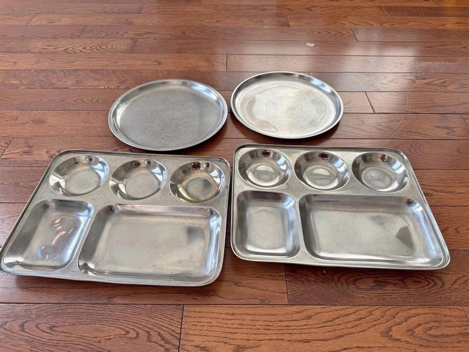 Stainless steel plates - all for 5$