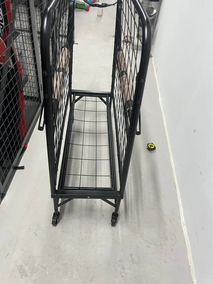 Foldable Black Metal Twin Bed Frame - photo 5