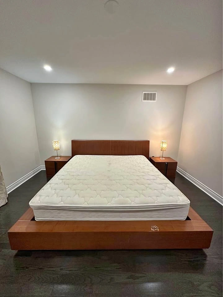 Premium Quality Solid Wood King Bedroom Set - 3 Pieces