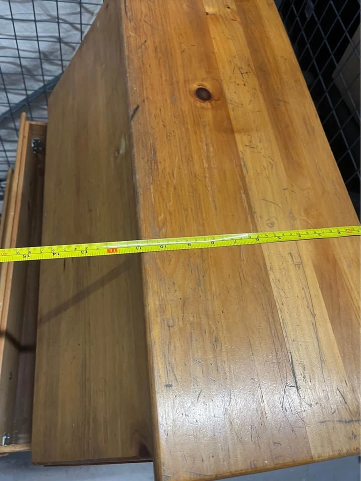 Pine wood dresser 3 drawers - photo 2