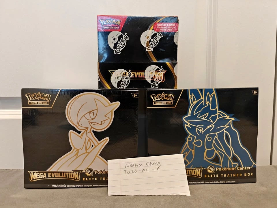 Mega Evolutions 01 Pokemon Center ETB Set+ Booster Box