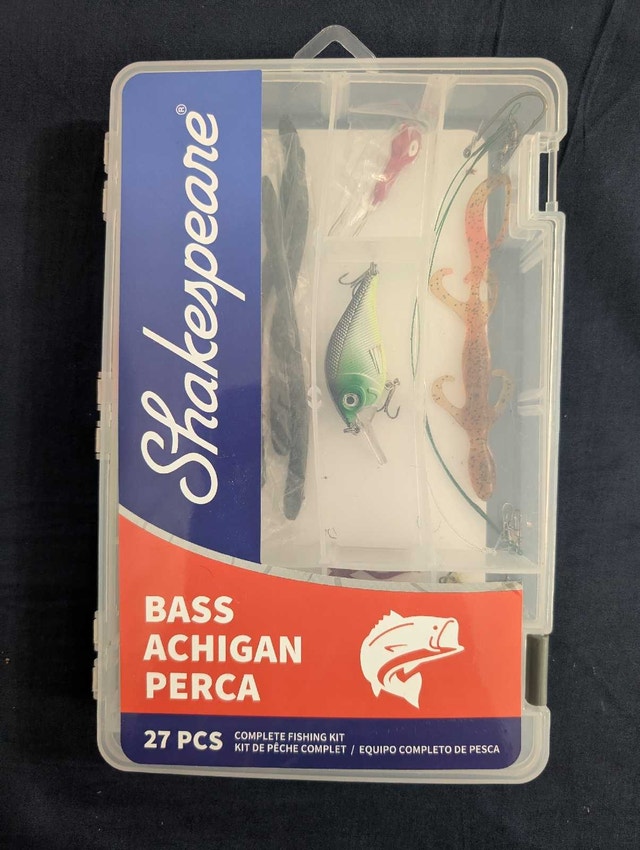Shakespeare Bass Fishing Rod & Reel Combo + Tackle Box - photo 2