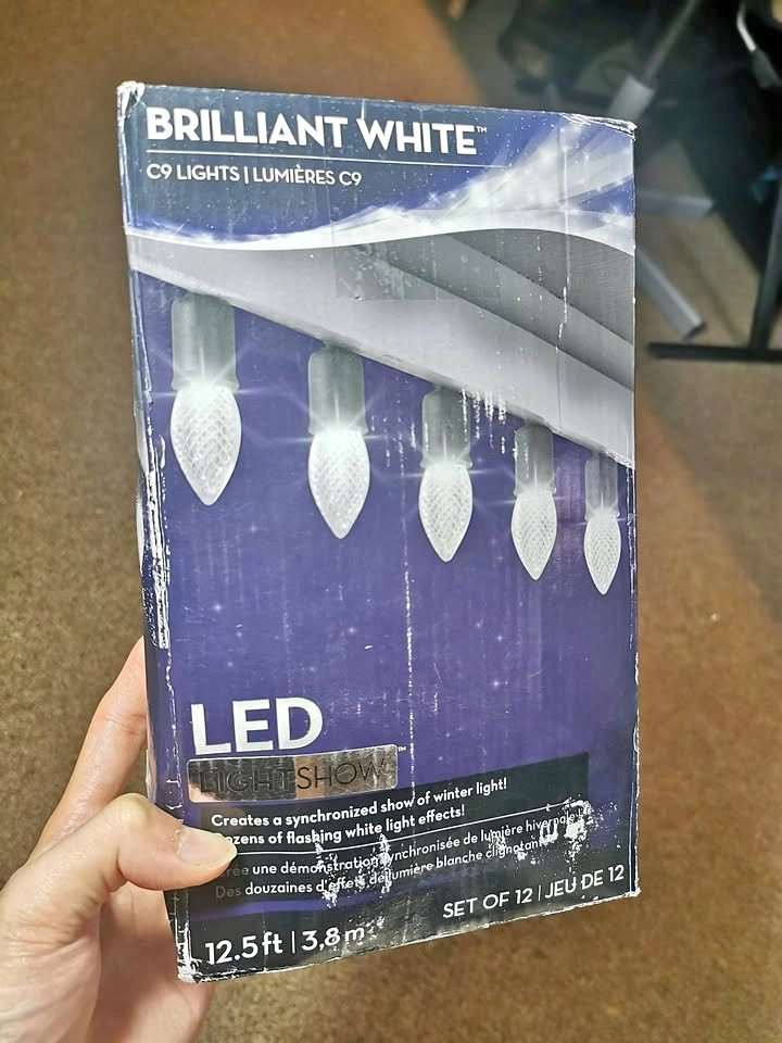Brilliant White Christmas Lights