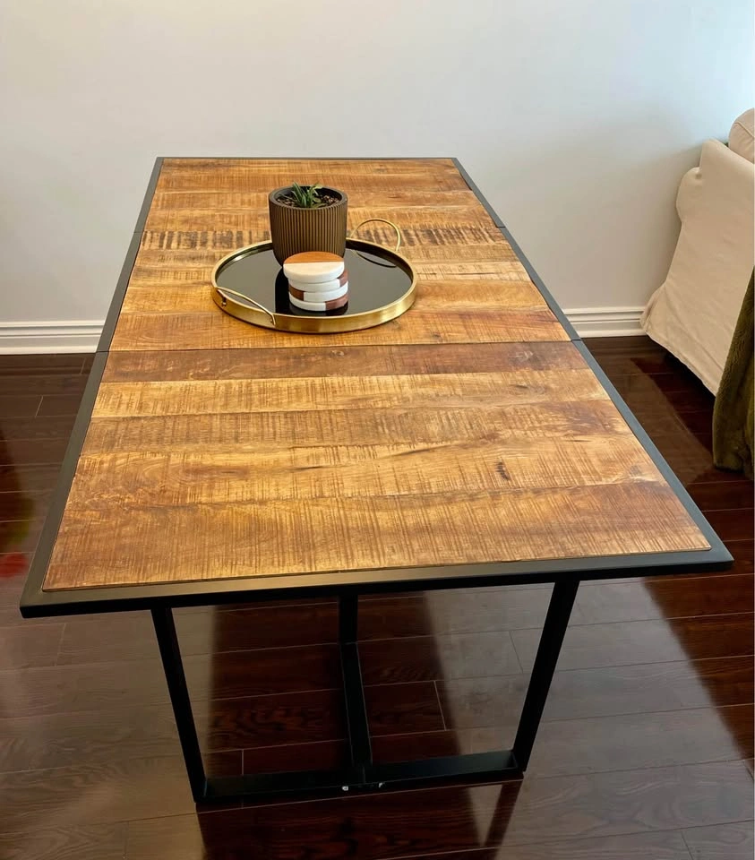 (Last pickup  April 29/disassembled )Wood Top Dining Table - photo 3