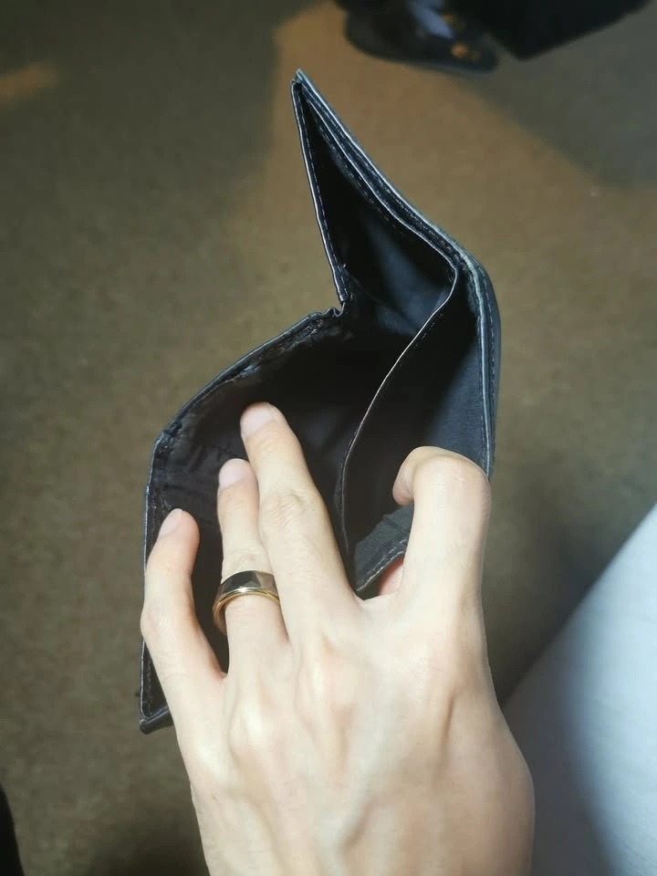 Standard Sized Black Wallet - photo 2