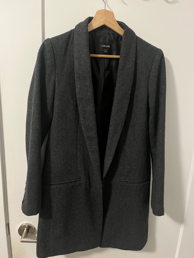 Top Girl Grey Coat Small - photo 4