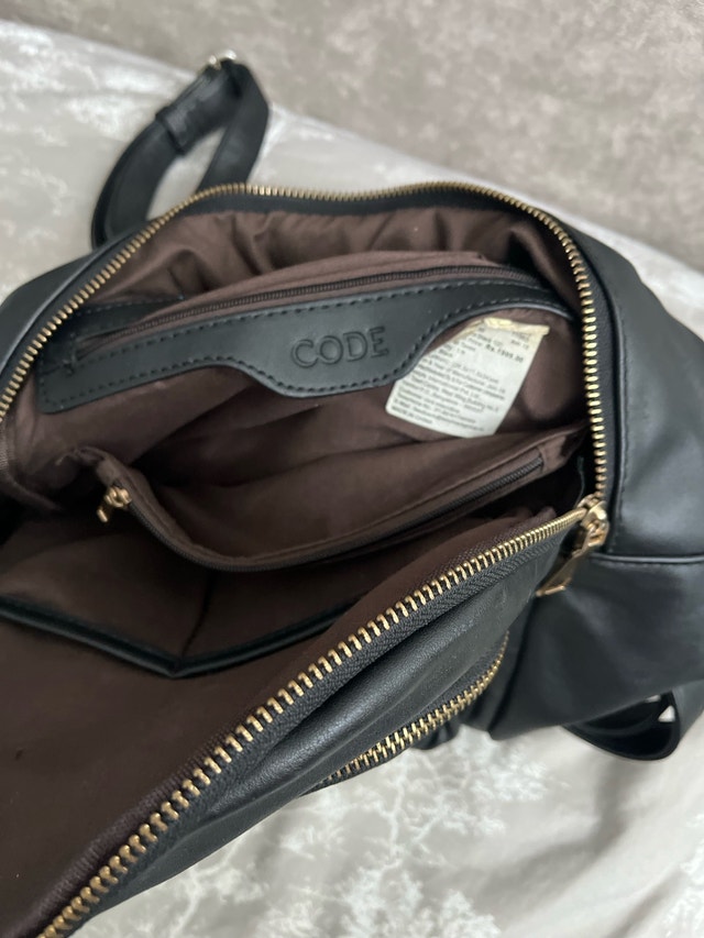 Code Backpack - Black with Gold Zippers - photo 5