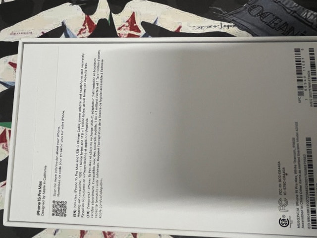 Empty Box Apple iPhone 15 Pro Max - photo 5