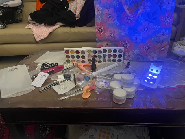 Brand New Nail Kit – UV Lamp, Drill, Gel & Tools – Full Set