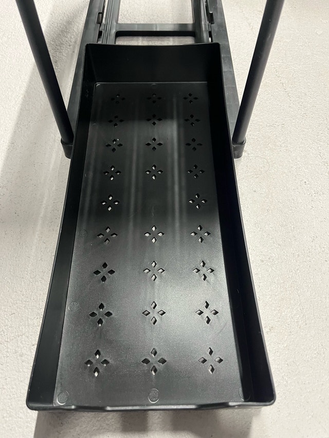 Black Plastic Storage Shelves – set 8 - photo 3