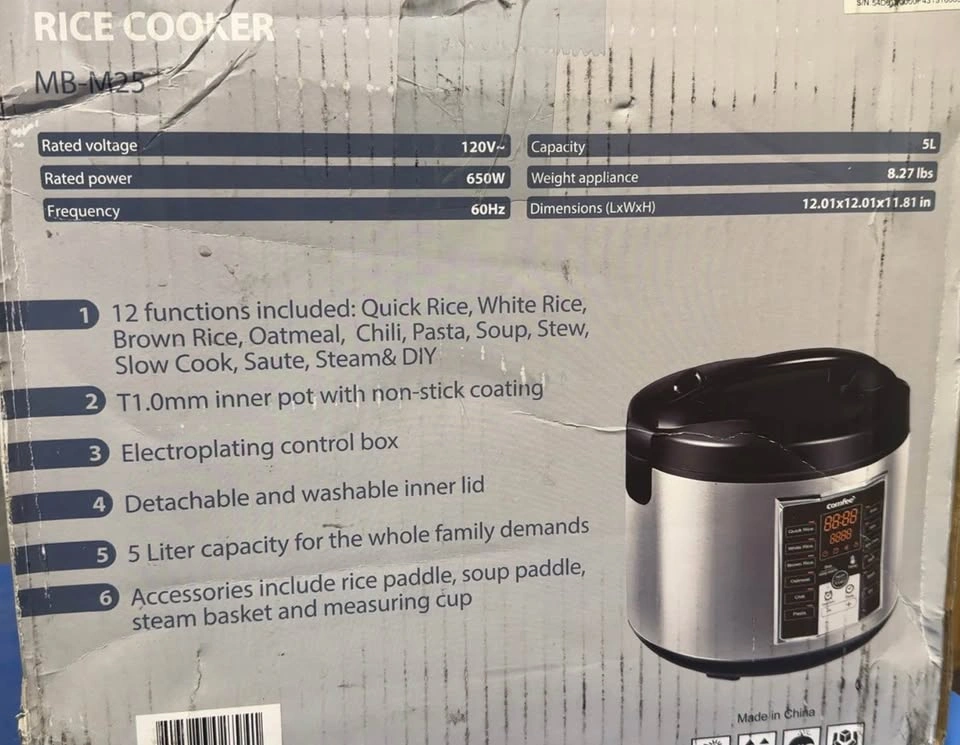Comfee Rice Cooker MB-M25 - photo 2