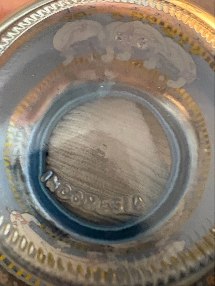 Vintage Goose Glass Canister Set - Pair - Blue Lids - photo 4