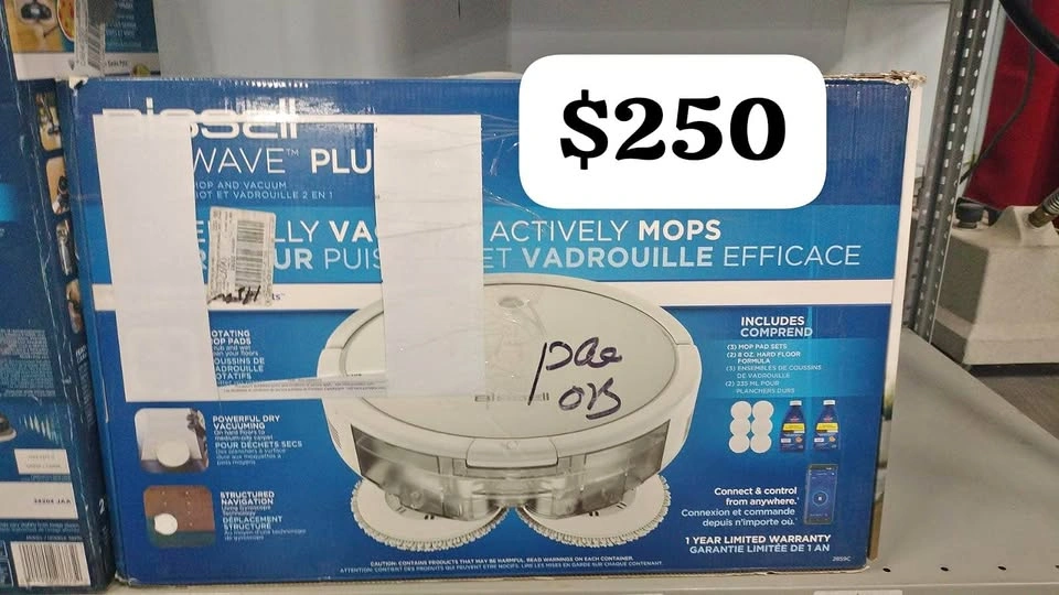 Bissell Wave Plus Robot Mop Vacuum 2-in-1
