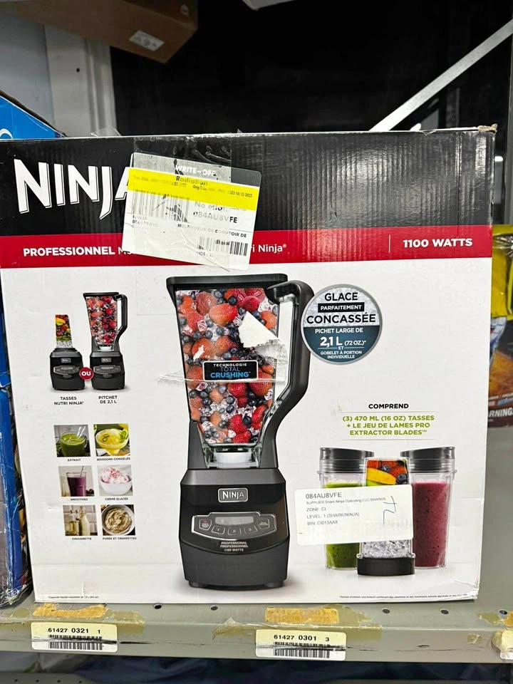 Ninja Professional Blender 1100W with Nutri Ninja Cups