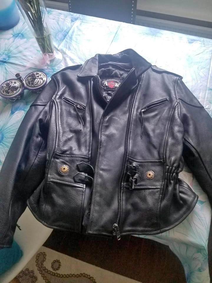Adnan XL Motorcycle Leather Jacket