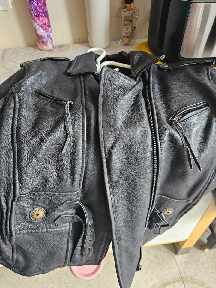 Adnan XL Motorcycle Leather Jacket - photo 4
