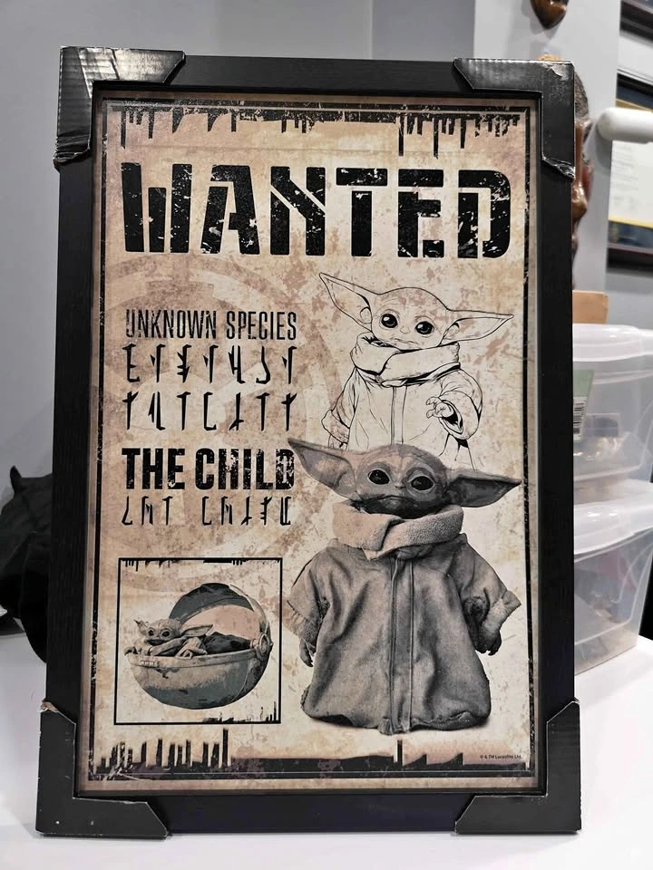 Baby Yoda Wanted Poster