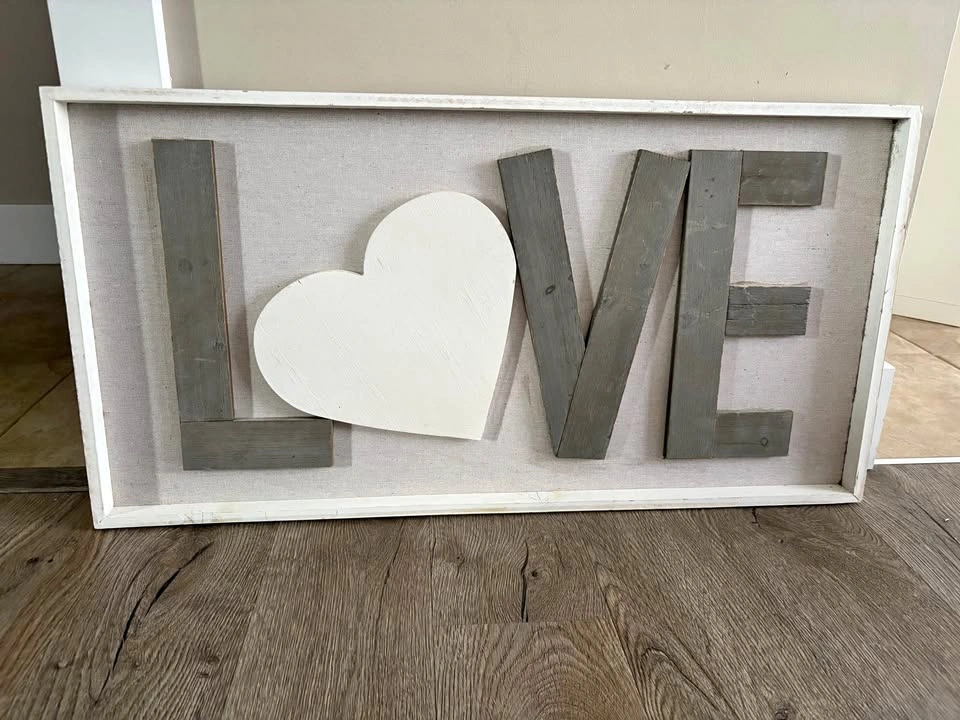 Rustic "LOVE" Sign