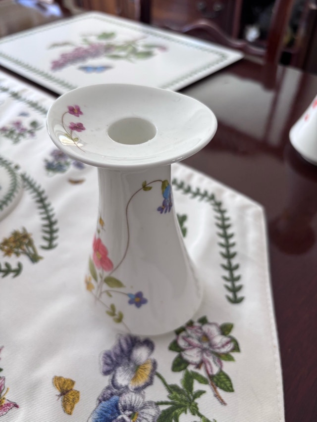 Elegant Mikasa Bone China Candlestick Holders - Retro - photo 3