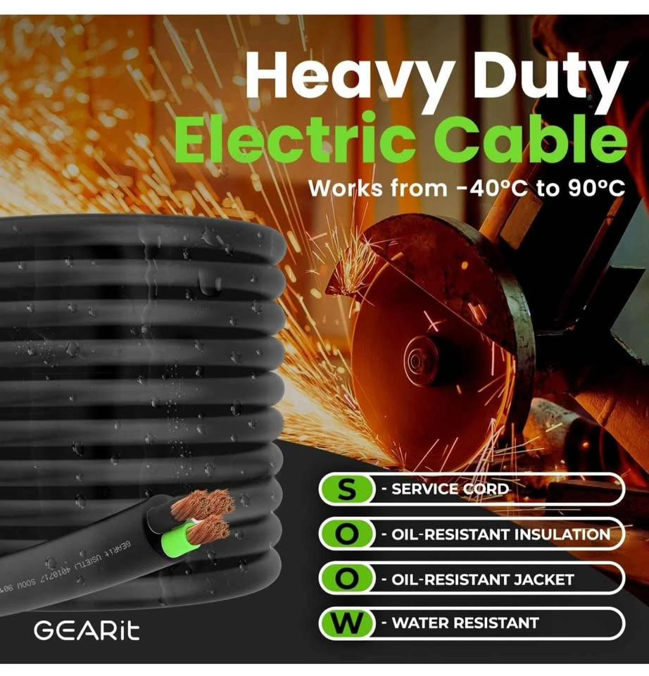 GEARit 6/3 6 AWG Portable Power Cable (50 Feet) - photo 4