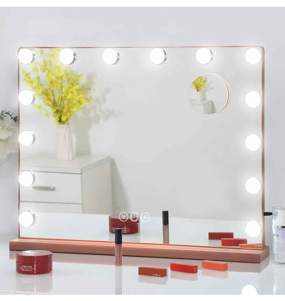 NEW Depuley Hollywood Vanity Mirror with Lights, 20 x 16 Inch - photo 3