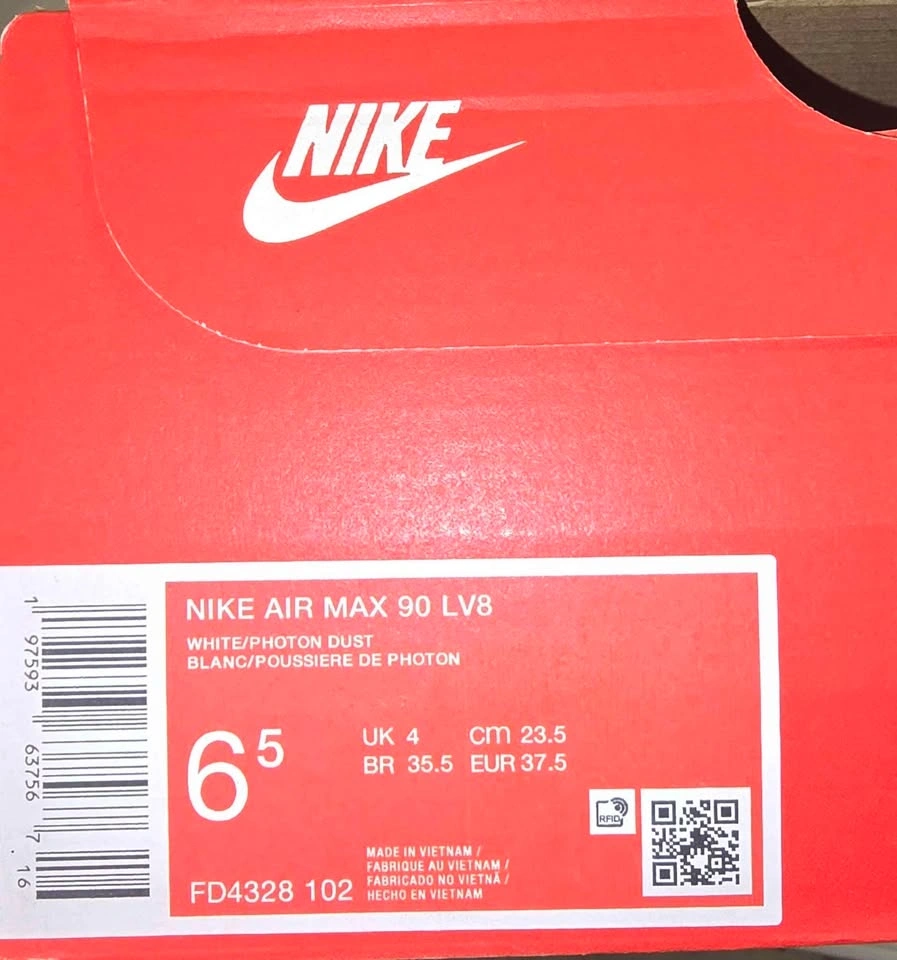 BRAND NEW NIKE AIR MAX 90 LV8 - SIZE: 6.5US - photo 5