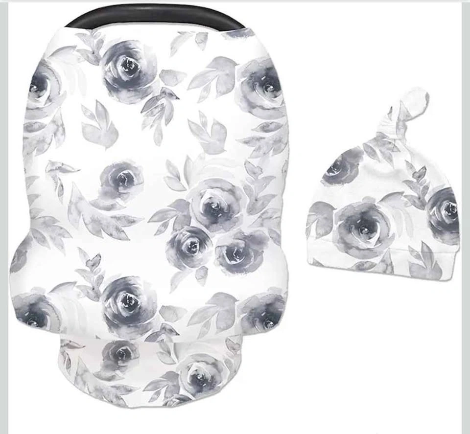 Car seat/nursing cover + hat - photo 2