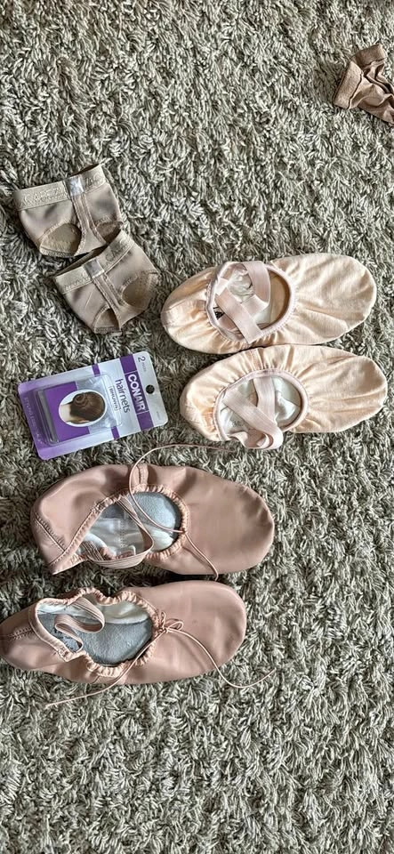 Ballet Shoes, Capezio Foot Thongs, Conair Hairnets