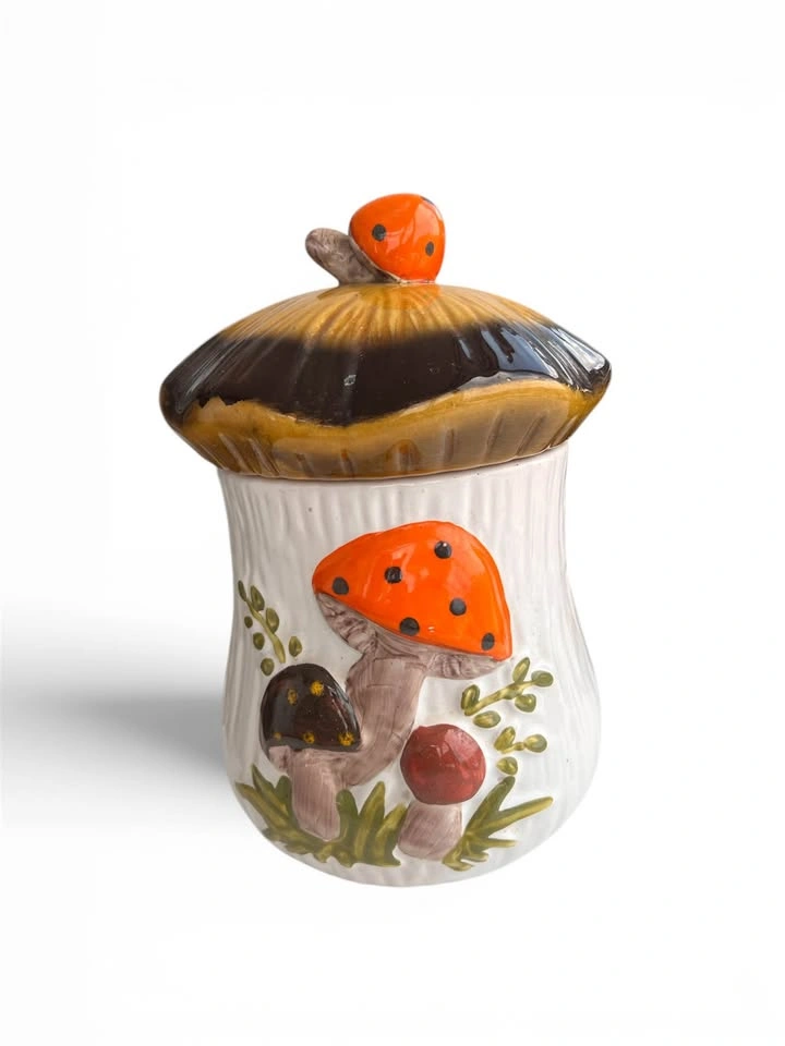 Large Merry Mushroom Canister - photo 2