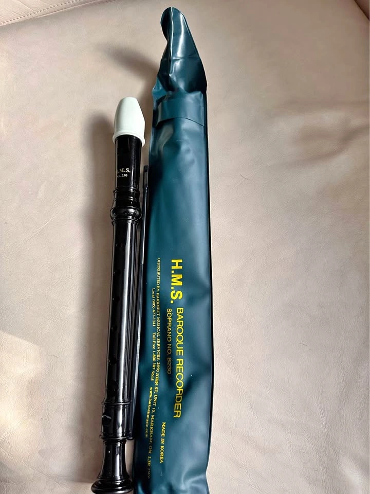 H.M.S. No. 230 Soprano Recorder with Case