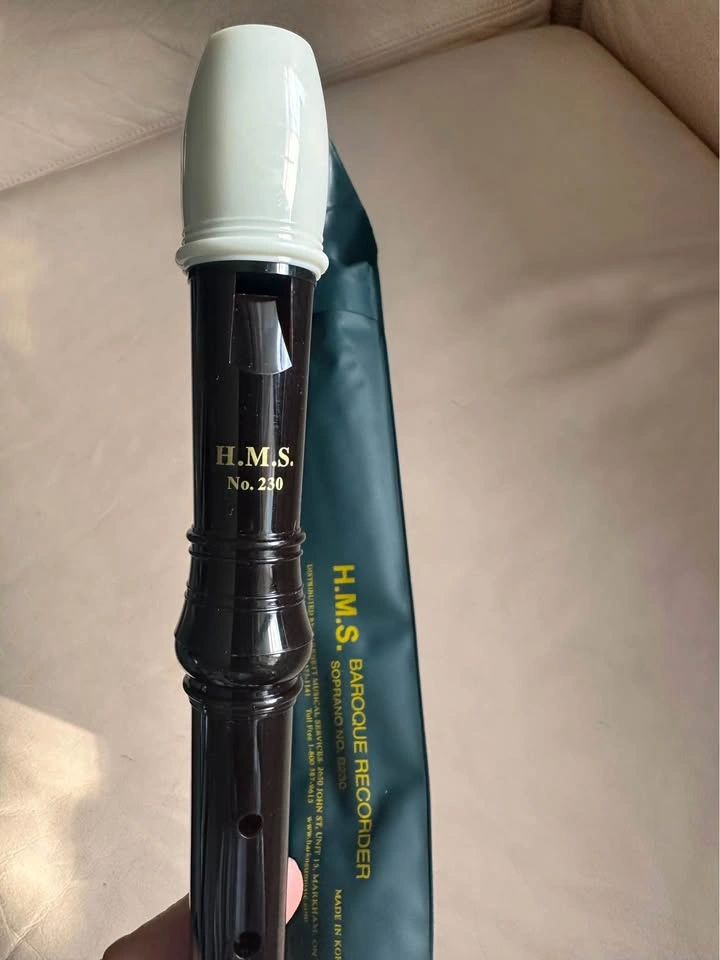 H.M.S. No. 230 Soprano Recorder with Case - photo 2