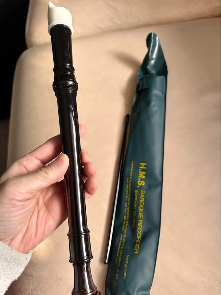 H.M.S. No. 230 Soprano Recorder with Case - photo 3