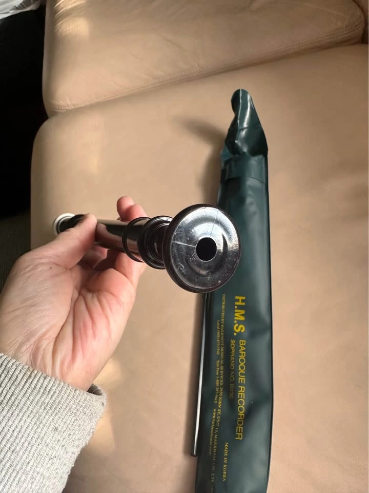 H.M.S. No. 230 Soprano Recorder with Case - photo 4
