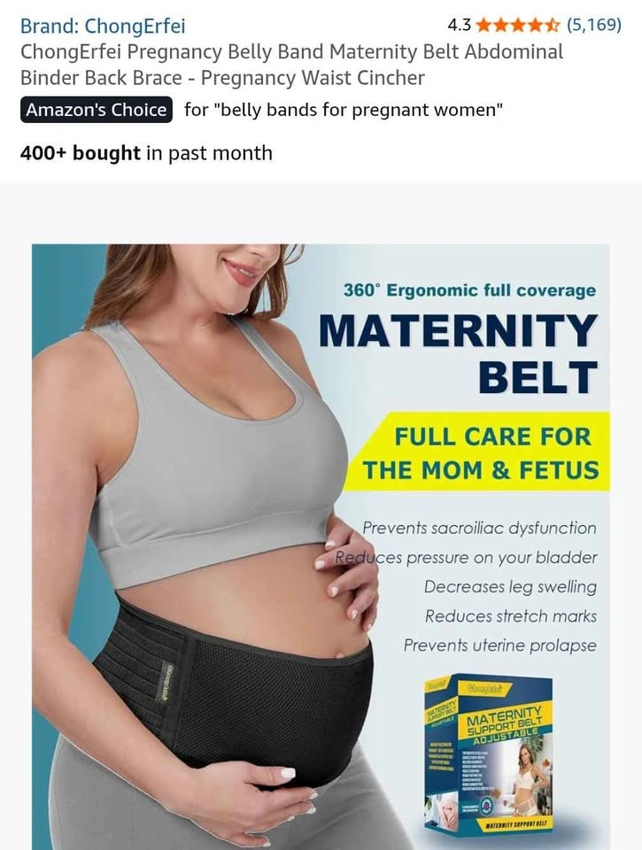 Belly band for pregnancy support - photo 3