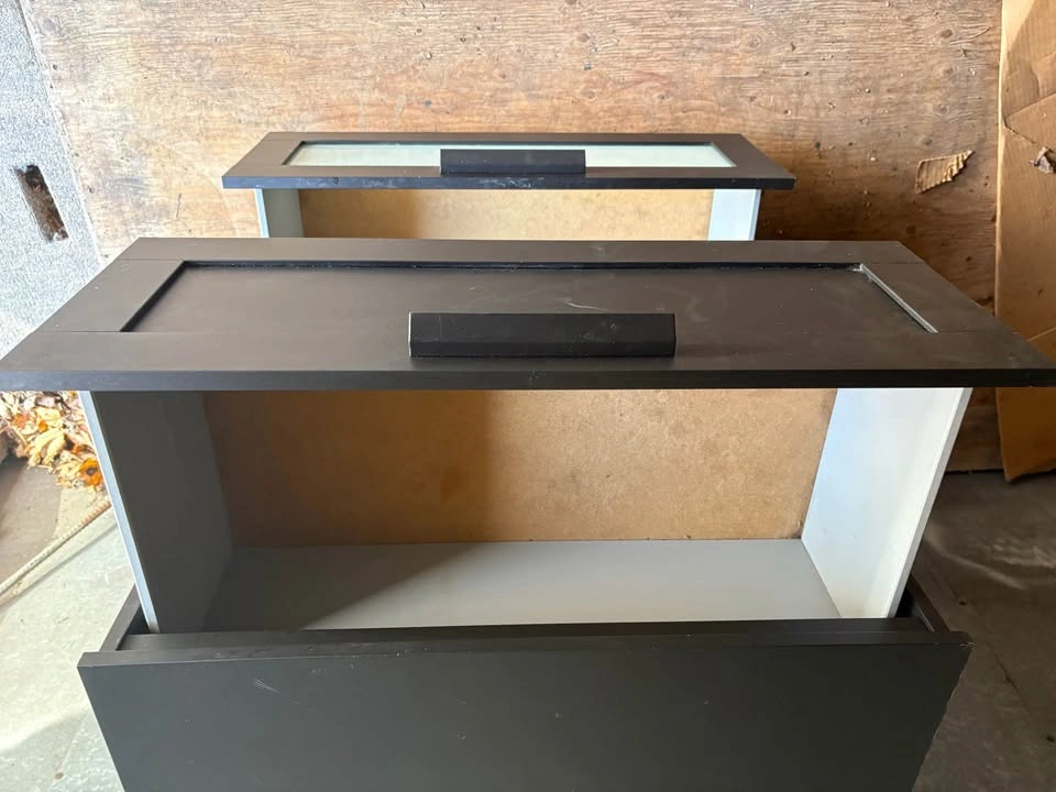 Ikea Brimnes 3-drawer dresser with frosted glass - photo 5