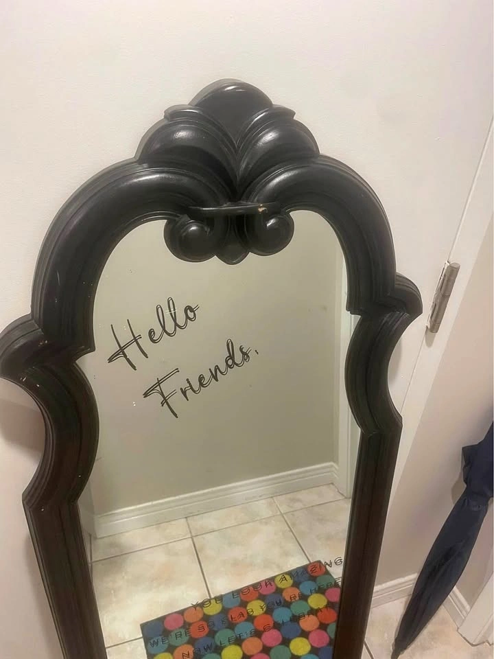 Ornate Black Mirrors