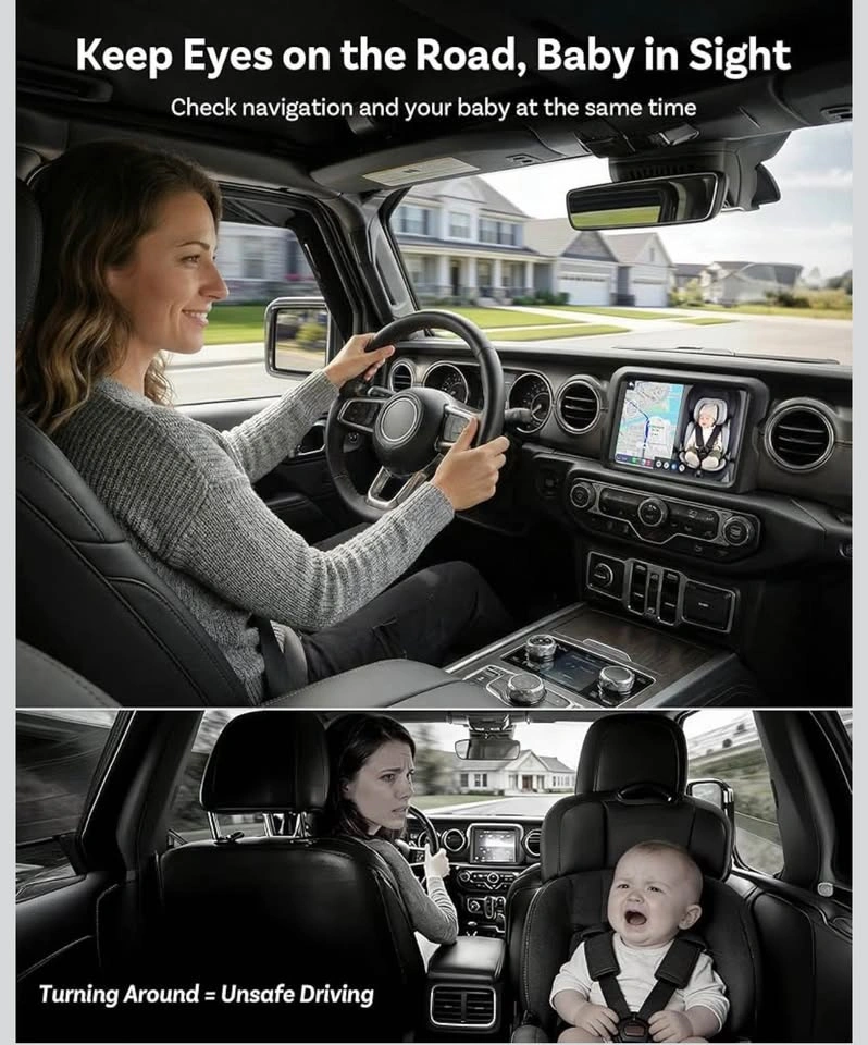 (New) Baby Car Camera with Wireless CarPlay - photo 2