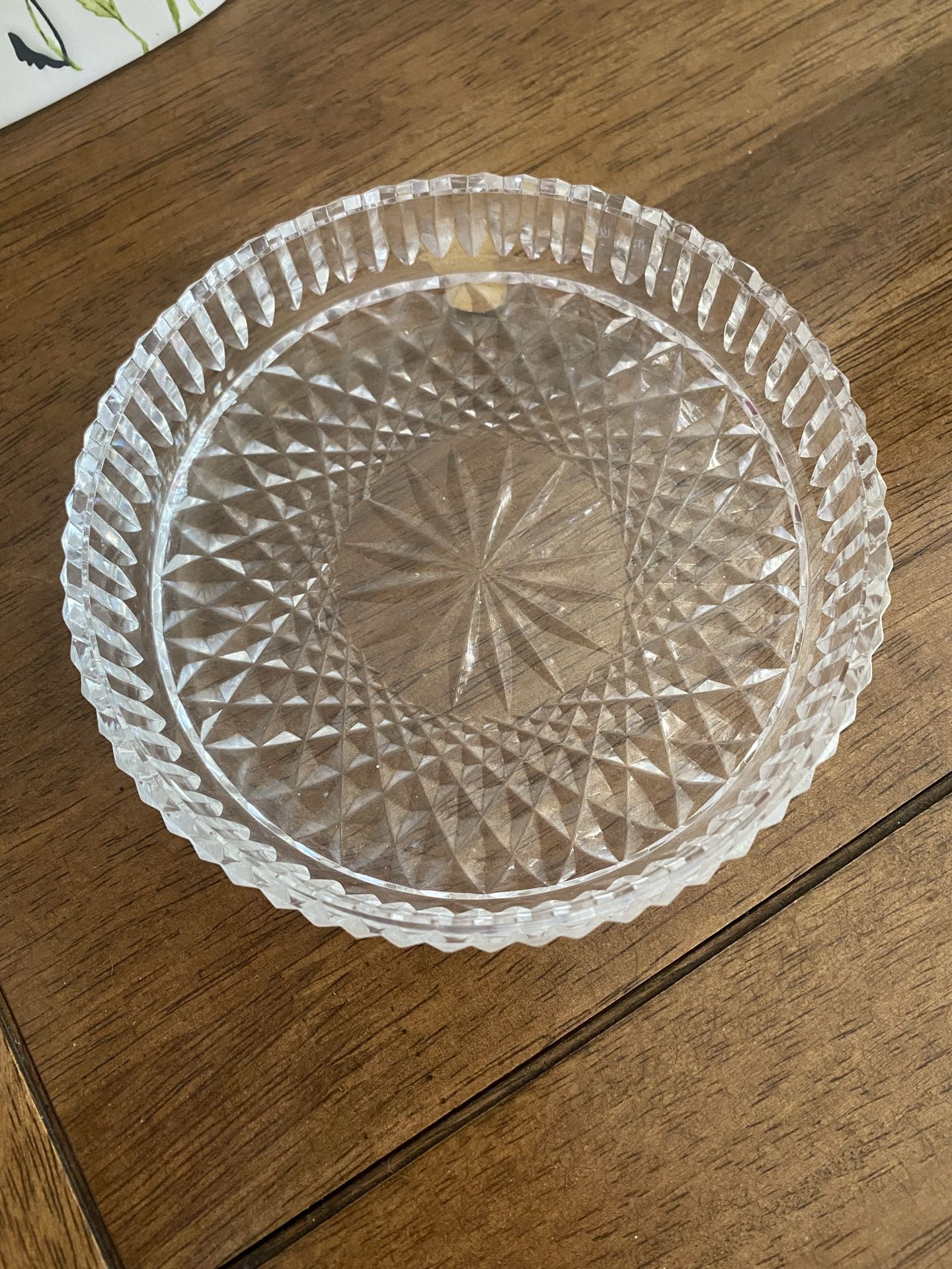 Waterford Crystal Wine Coaster COLLEEN 5" Round / Trinket Dish
