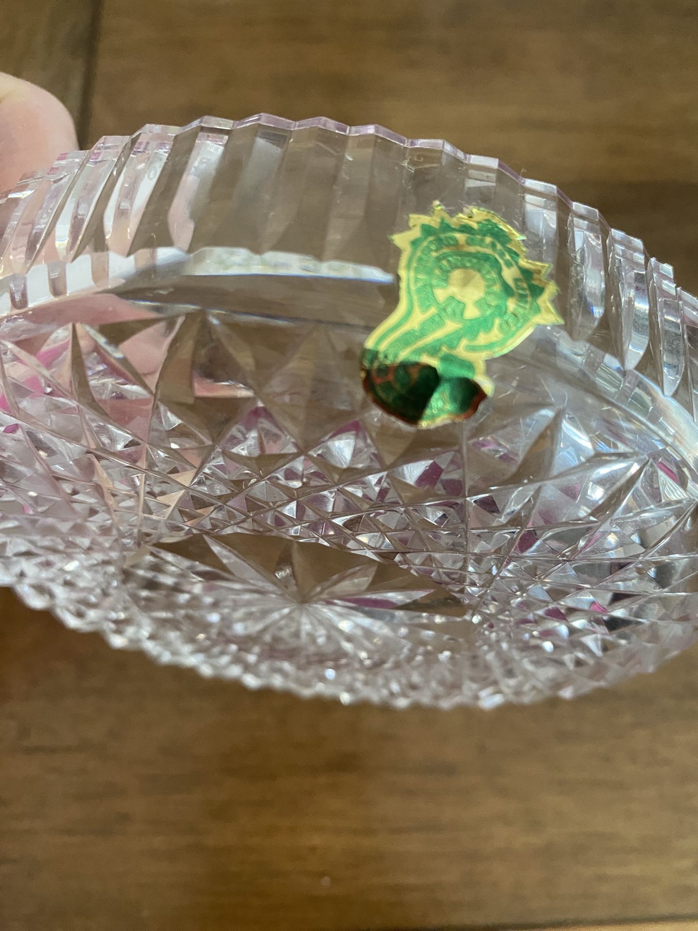 Waterford Crystal Wine Coaster COLLEEN 5" Round / Trinket Dish - photo 2