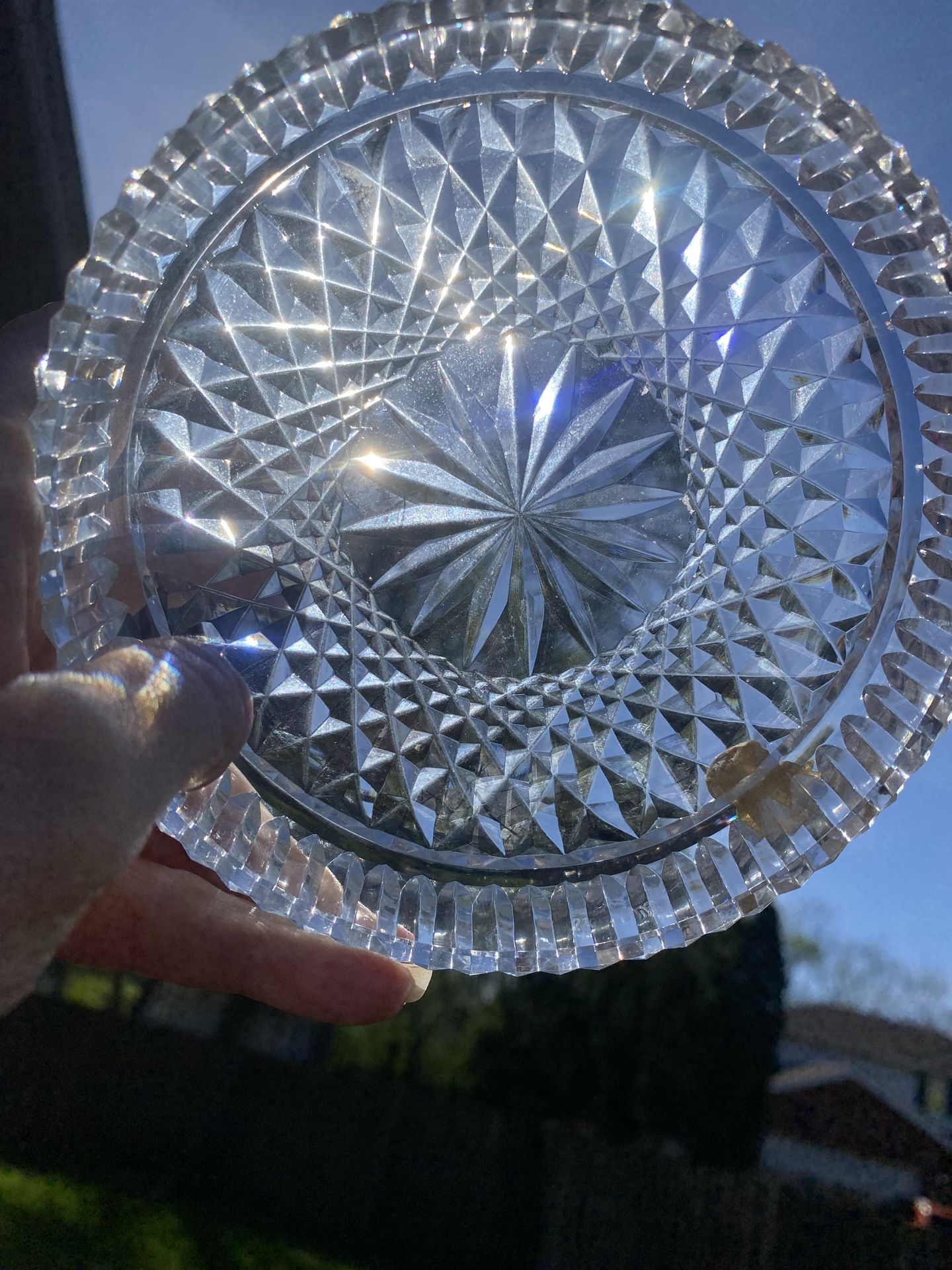 Waterford Crystal Wine Coaster COLLEEN 5" Round / Trinket Dish - photo 3