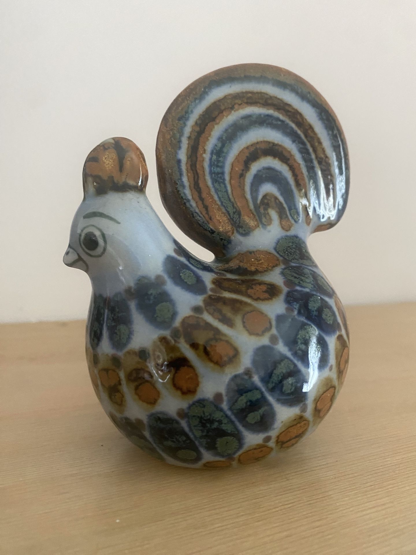 El Palomar Mexico Rooster Figurine, Tonala Pottery - photo 4